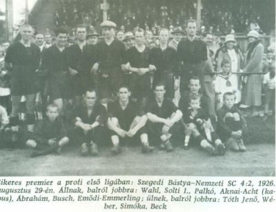 Képtalálat a következőre: „120 éves szegedi futballcsapat-fotók”